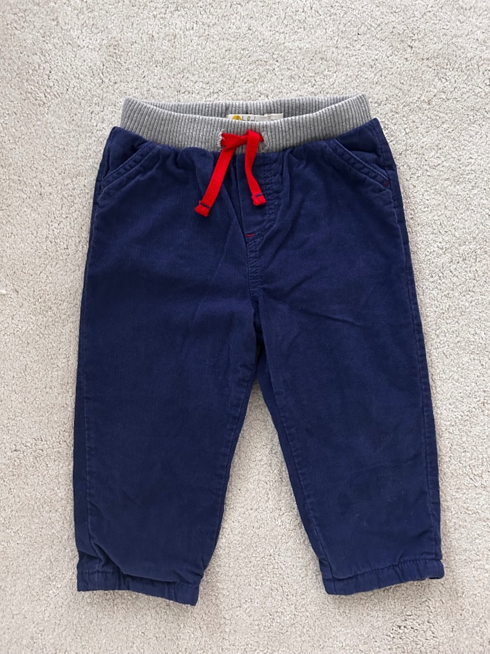Baby Boden 12-18m lined corduroy pants
